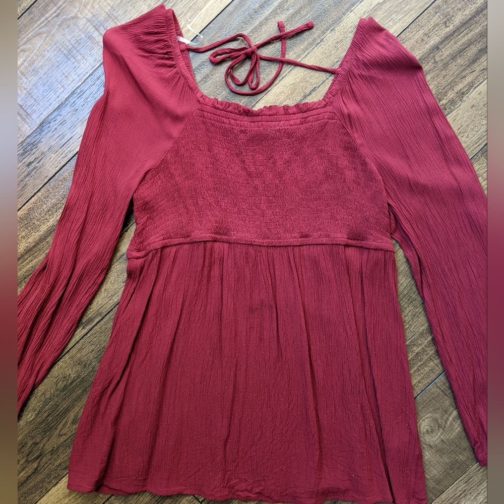 Long sleeve maternity top